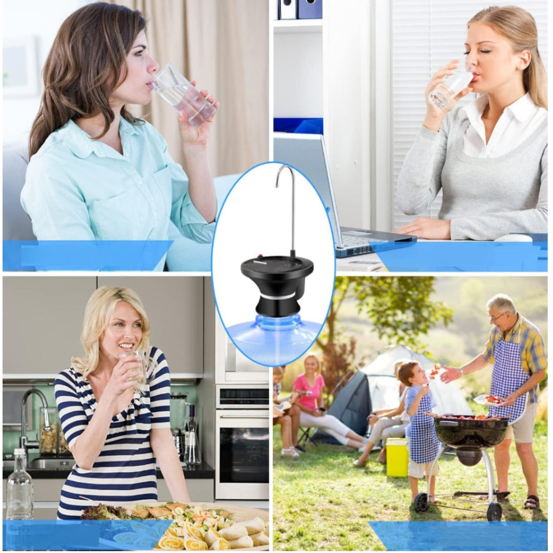DISPENSADOR DE AGUA PARA BIDÓN RECARGABLE CON PLATAFORMA | AFILADOR DE CUCHILLOS DE REGALO 🎁