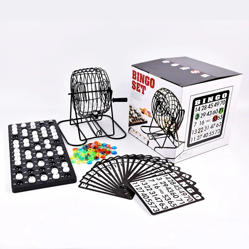 BINGO JUEGO DE MESA 18 PERSONAS | INCLUYE ACCESORIOS COMPLETOS