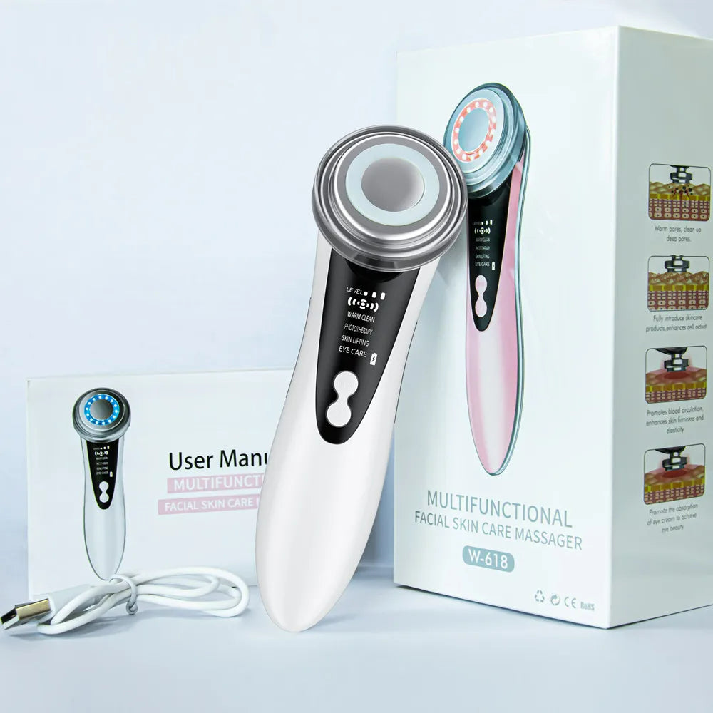 VitalSkin™ | Masajeador Facial Rejuvenecedor LED