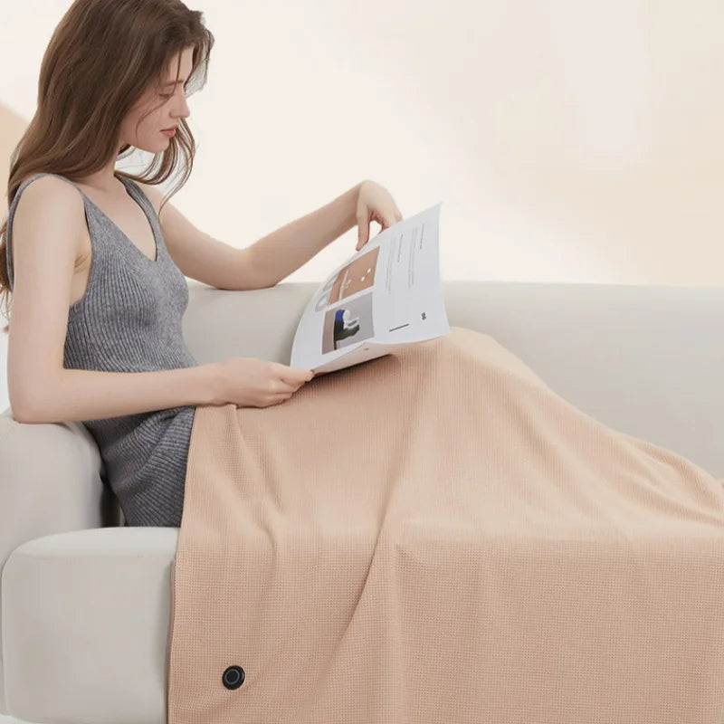 Manta Poncho Térmico USB con Cierre