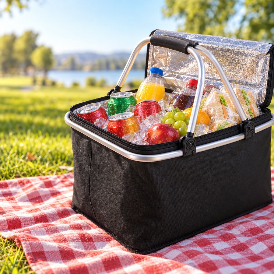 Cooler Plegable + Linterna de Regalo | Lleno en el Paseo, Plano al Guardarlo | Envío Gratis