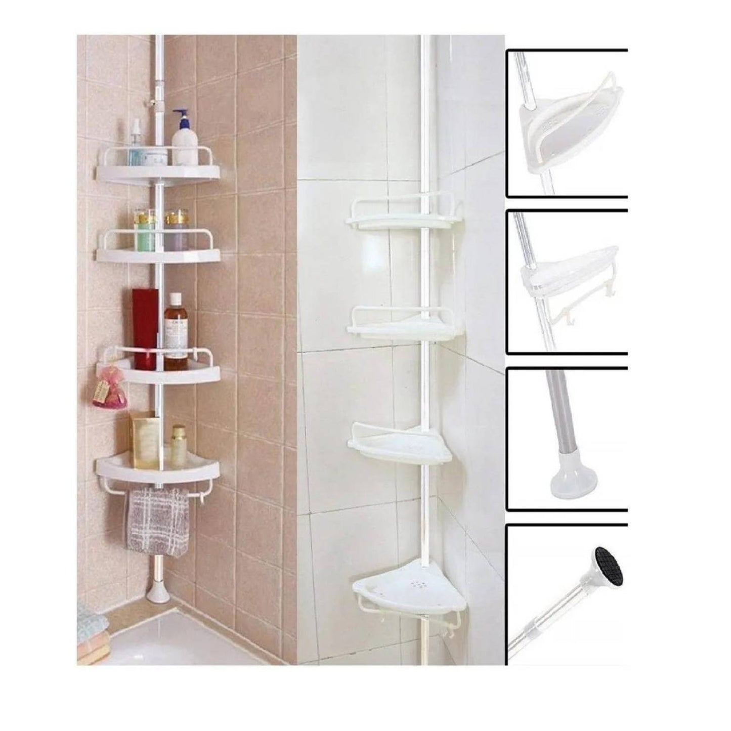 SpaceSaver™ | Estante Esquinero Organizador de Duchas