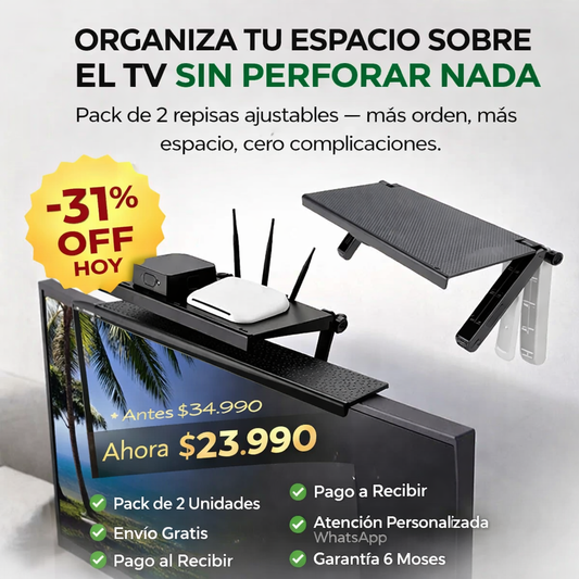 PACK 2 REPISAS PARA PANTALLA DE TV + ENVÍO GRATIS