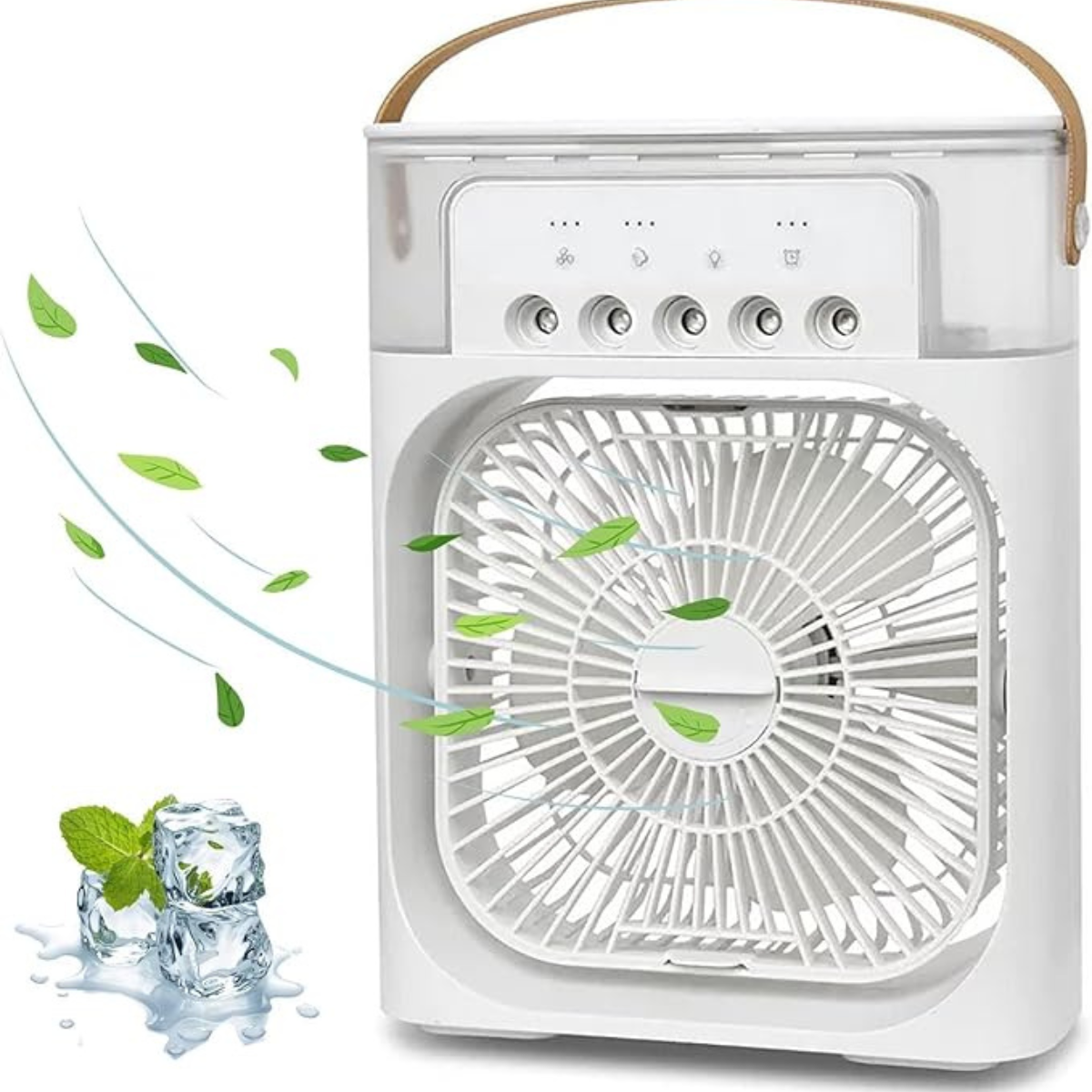 PACK DE DOS MINI A/C 2 EN 1: VENTILADOR Y HUMIDIFICADOR