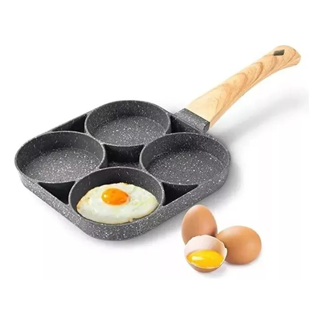 Sartén de 4 Espacios | Desayunos Perfectos y sin Estrés | Envío Gratis