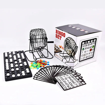BINGO JUEGO DE MESA 18 PERSONAS | INCLUYE ACCESORIOS COMPLETOS