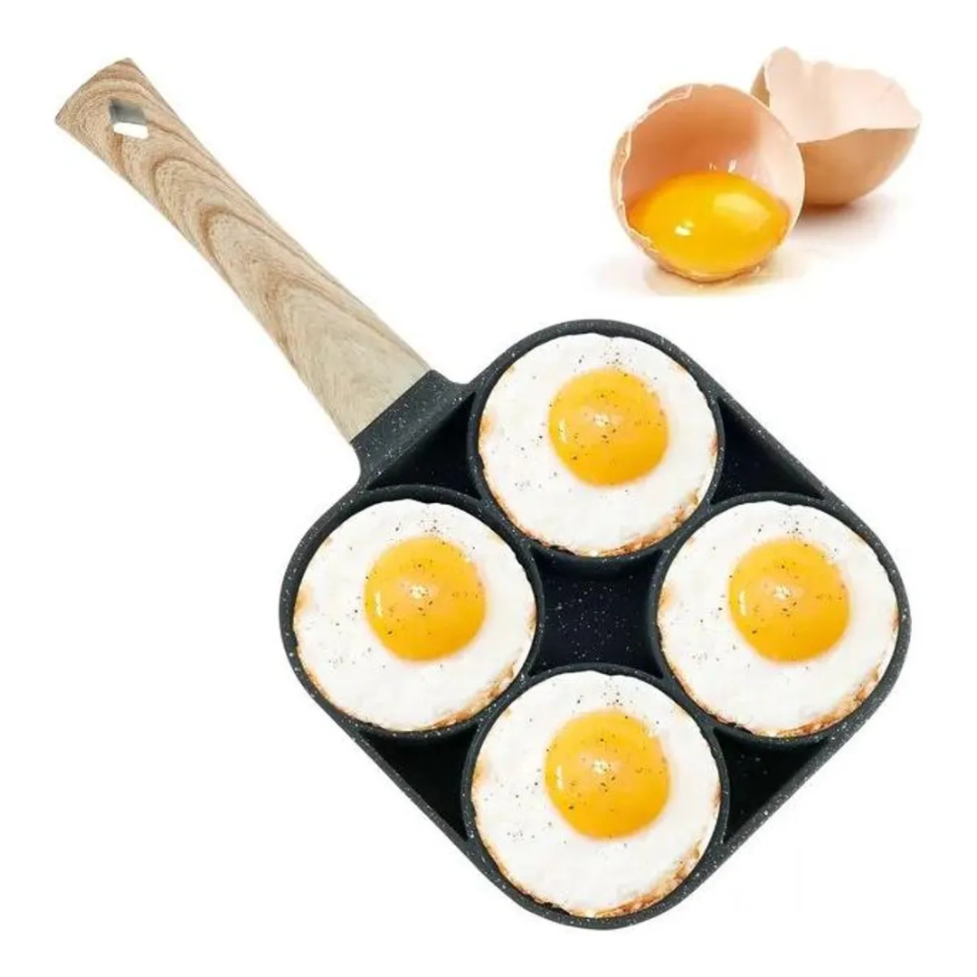 Sartén de 4 Espacios | Desayunos Perfectos y sin Estrés | Envío Gratis