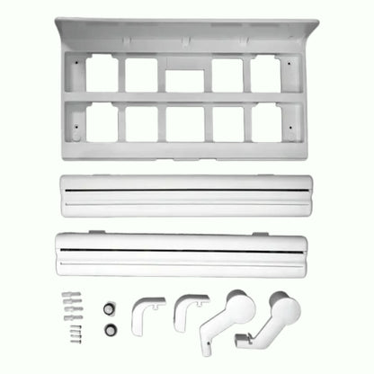 Dispensador 3 en 1: Toalla Papel + Aluminio + Plástica | Afilador Cuchillos de REGALO