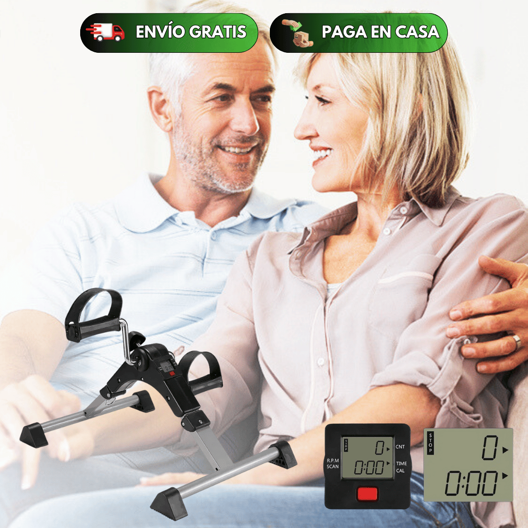 Pedalera Fitness Pantalla LED (pila incluidas) + Masajeador Muscular de REGALO