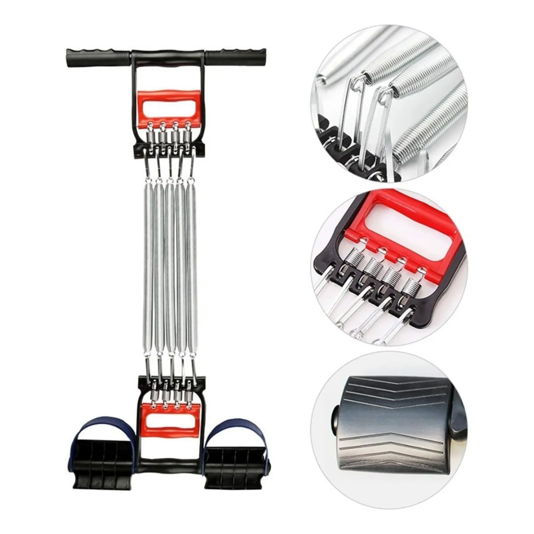 Bandas de Resortes Metálicas 3 en 1: Gimnasio Completo en Casa