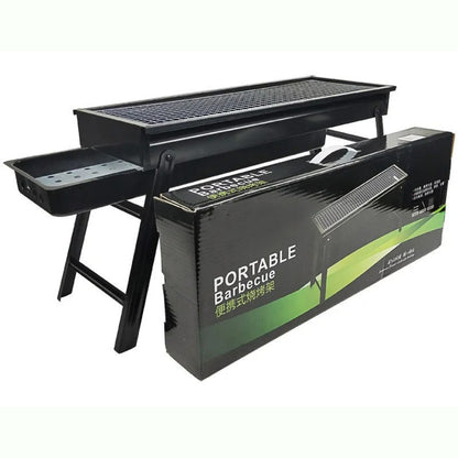 PARRILLA PORTÁTIL PLEGABLE A CARBÓN | AFILADOR CUCHILLOS DE REGALO