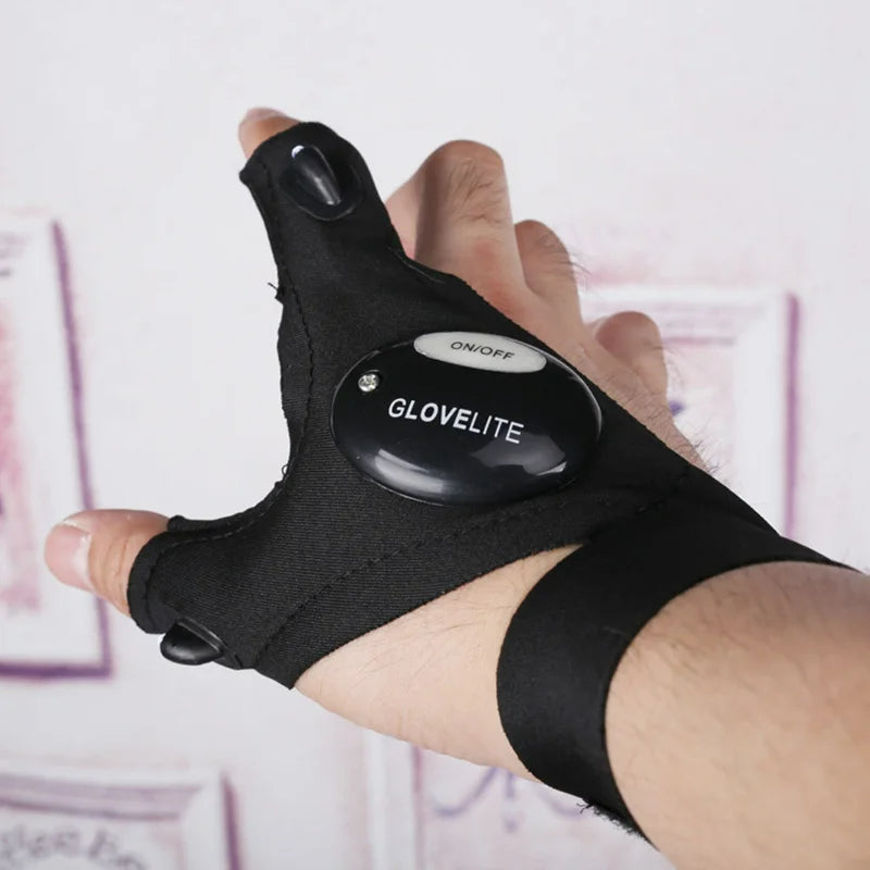 PAR DE GUANTES PROFESIONALES LUZ LED | CON PILAS GRATIS