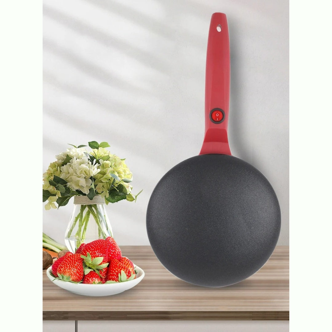 Panquequera Eléctrica Automática Antiadherente + Afilador de Cuchillos de REGALO