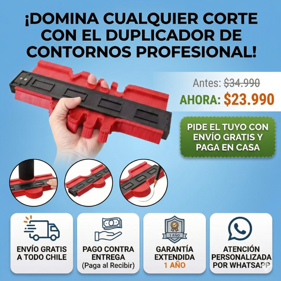 REGLA MARCADO DE CONTORNOS IRREGULARES + GARANTÍA EXTENDIDA DE REGALO