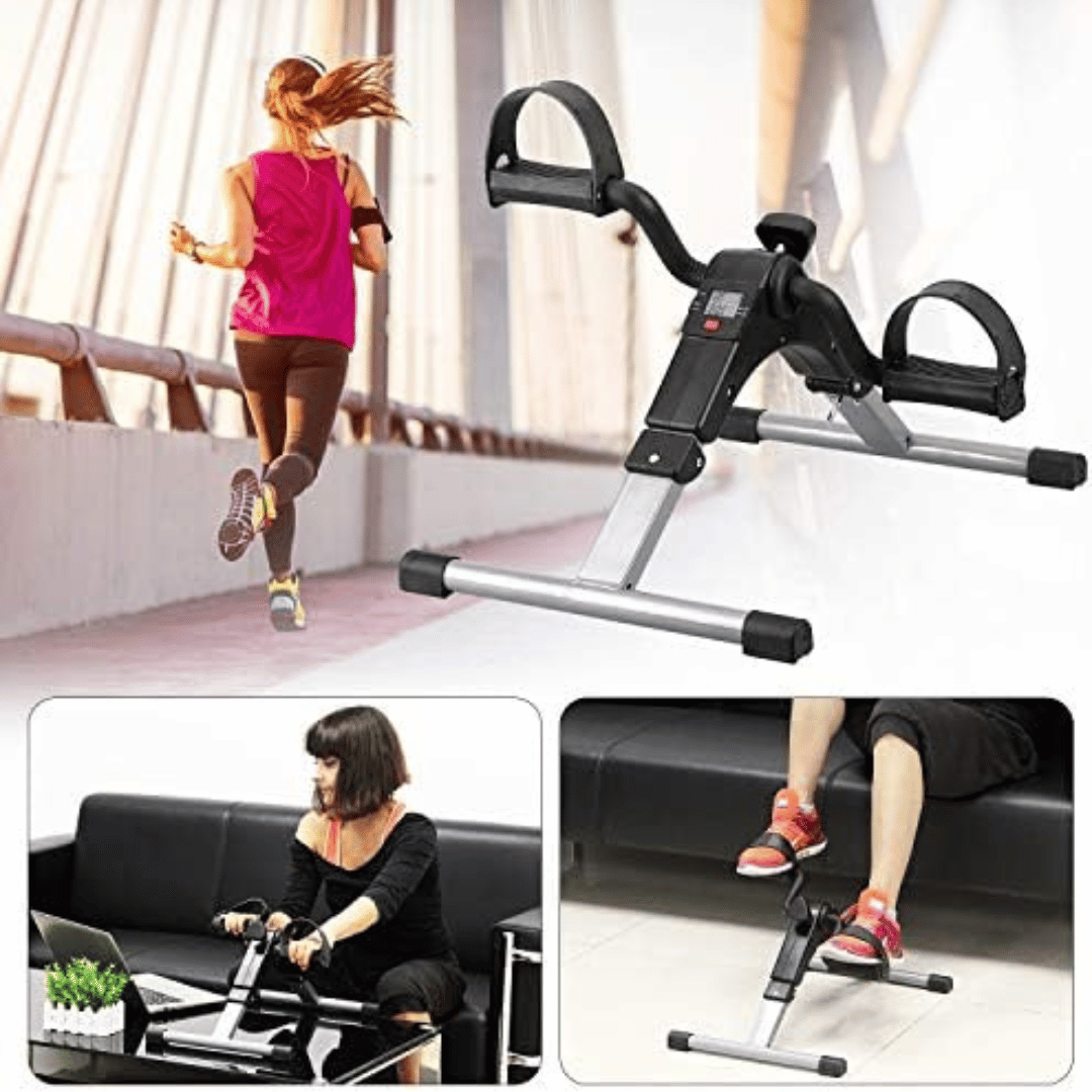 Pedalera Fitness Pantalla LED (pila incluidas) + Masajeador Muscular de REGALO