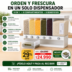 Dispensador de Granos 6 en 1 + Porcionador | Envío Gratis