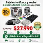 Bingo Casero 18 Jugadores | Comparte en Familia | Todos los Accesorios Incluidos + Garantía 1 Año + Envío Gratis