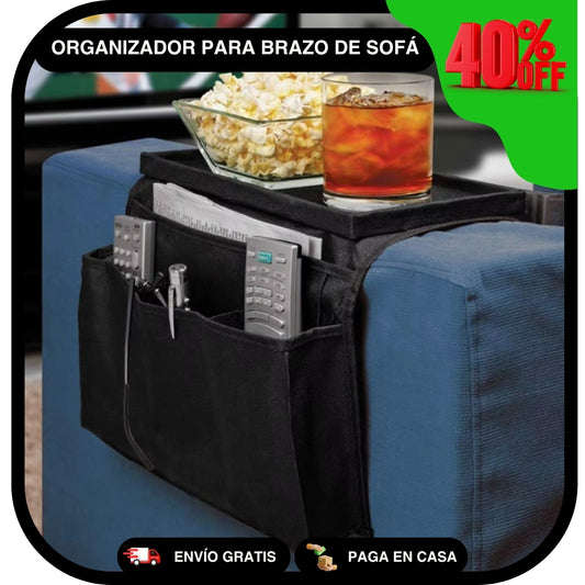 Organizador de Sofá con Bandeja