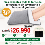 Calentador de Pies USB | Especial para Friolentos | Calcetines Térmicos de REGALO + Envío Gratis