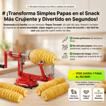 Cortador de Papas y Verduras en Espiral + Envío Gratis + Garantía