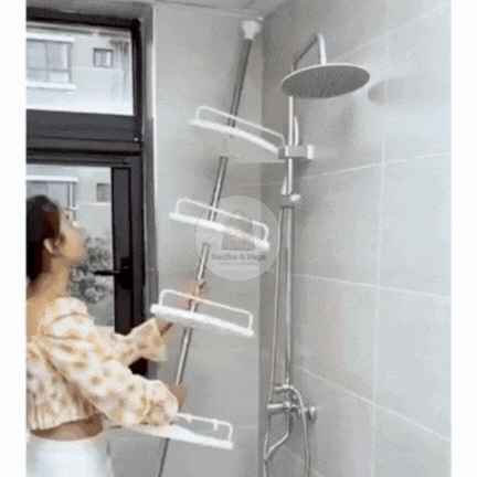 Estante Esquinero para Ducha + 1 Año de Garantía GRATIS – Recibe & Paga