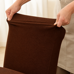 Pack 6 Fundas Elásticas Café para Silla de Comedor | Envío Gratis