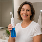 Irrigador Dental Portátil Recargable con Cabezal de 4 Salidas | Evita Mal Aliento | Envío Gratis
