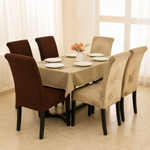 Pack 6 Fundas Elásticas Café para Silla de Comedor | Envío Gratis