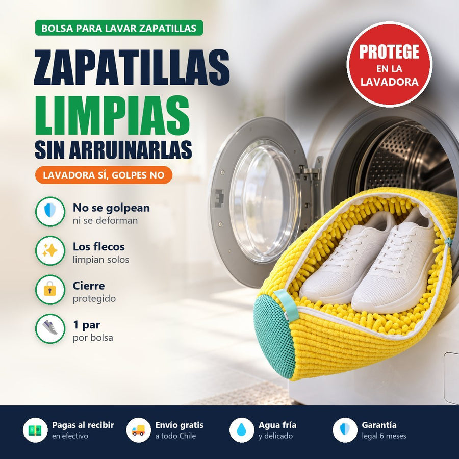 Bolsa para Lavar Zapatillas | Limpias sin Arruinarlas en la Lavadora | Envío Gratis