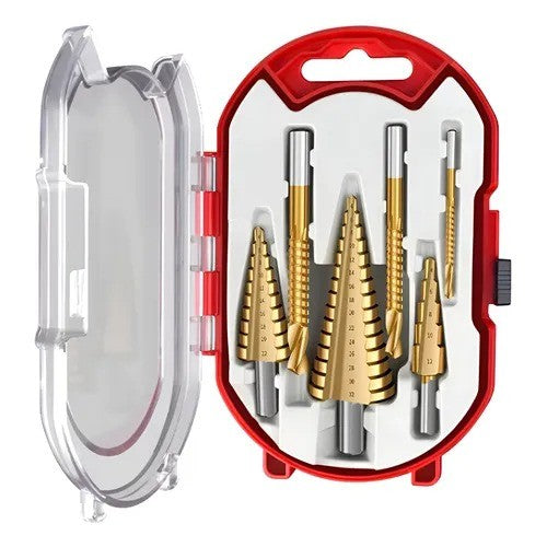 Set 6 Brocas Escalonadas + Afilador de Regalo | Tu Taladro Hace Más | Envío Gratis