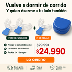 Pack 2 Protectores Bucales | Se Moldean a tu Mordida | 1 de Regalo
