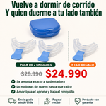 Pack 2 Protectores Bucales | Se Moldean a tu Mordida | 1 de Regalo