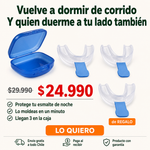 Pack 2 Protectores Bucales | Se Moldean a tu Mordida | 1 de Regalo