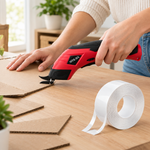 Tijera Eléctrica Inalámbrica | Corta y Crea en Casa | Cinta Doble Cara de Regalo