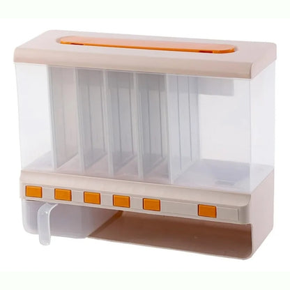 DISPENSADOR DE GRANOS 6 EN 1 | INCLUYE PORCIONADOR + AFILADOR CUCHILLOS GRATIS