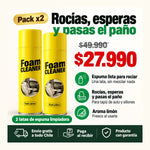 Foam Cleaner Espuma Limpiadora | Tapiz del Auto, Sillones y Zapatillas | Pack x2 + Envío Gratis