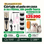 Kit Peluquería para Mascotas + Cepillo a Vapor de Regalo | Córtale el Pelo en Casa | Envío Gratis