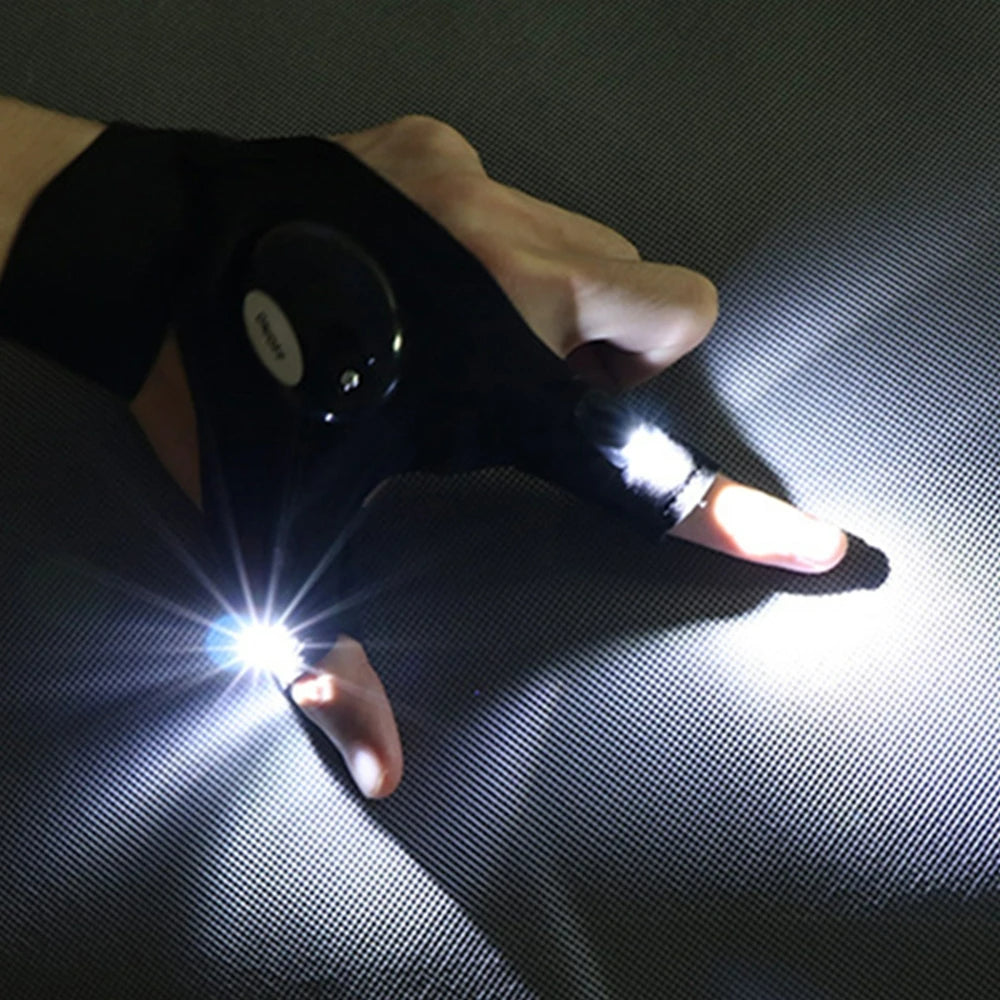PAR DE GUANTES PROFESIONALES LUZ LED | CON PILAS GRATIS