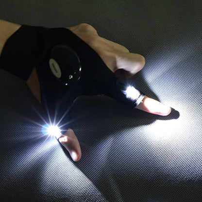 PAR DE GUANTES PROFESIONALES LUZ LED | CON PILAS GRATIS