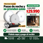Pack 6 Luces LED con Sensor de Movimiento | Se Encienden Solas al Pasar | Envío Gratis