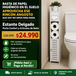 ESTANTE PORTA CONFORT Y ARTÍCULOS BAÑO + ENVÍO GRATIS