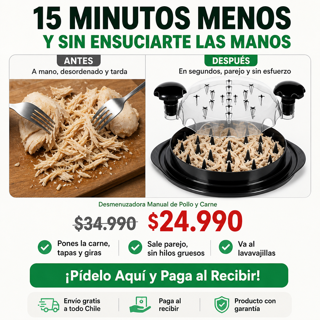 DesmenuzaPro — Desmenuzadora de Pollo y