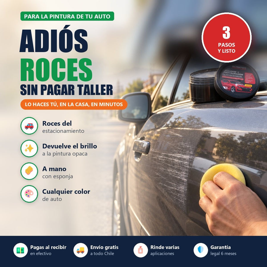 Pasta Pulidora para Auto | Saca Roces sin Pagar Taller | Envío Gratis