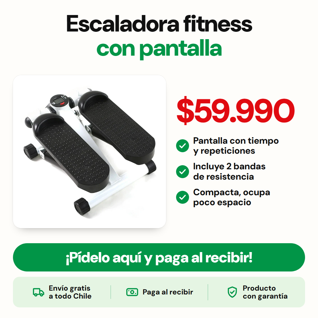 Escaladora fitness con pantalla