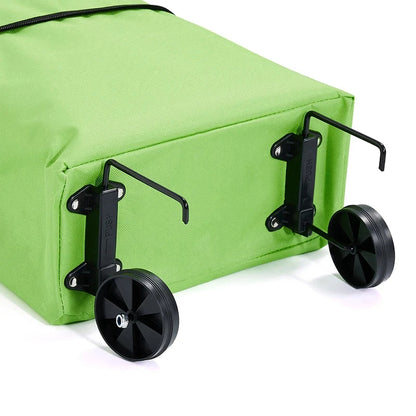 Carrito de Compra Plegable con Ruedas para Mercadería + Afilador Cuchillos de REGALO (c/ envío gratis)