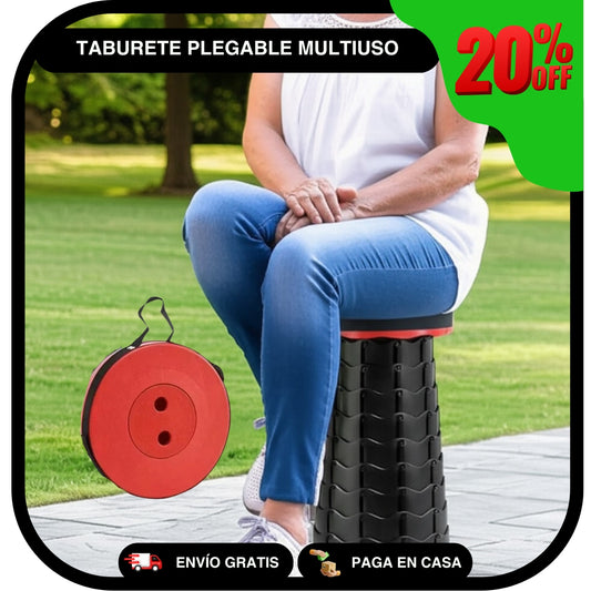 Taburete Piso Plegable